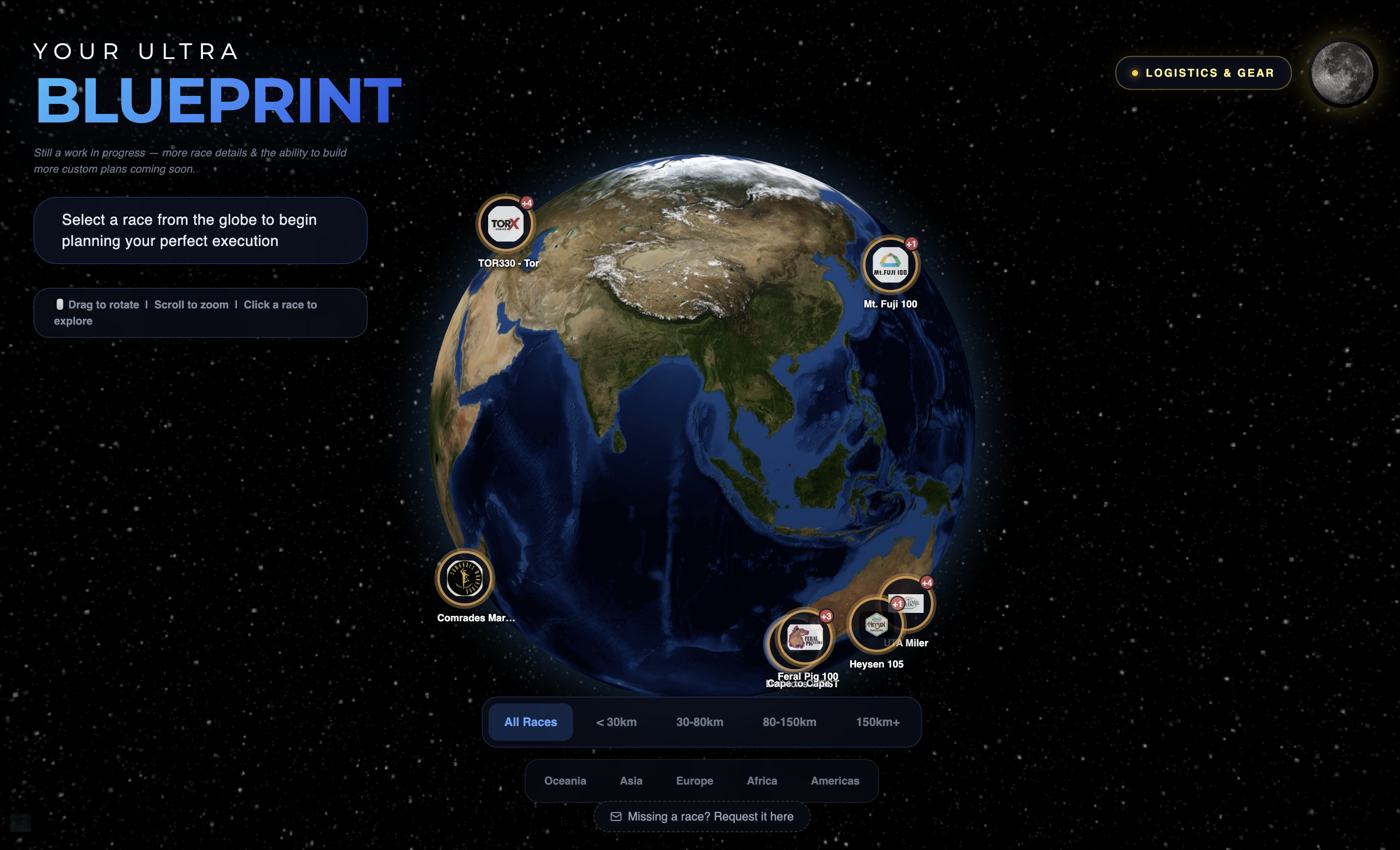 Your Ultra Blueprint | Interactive Global Race Atlas